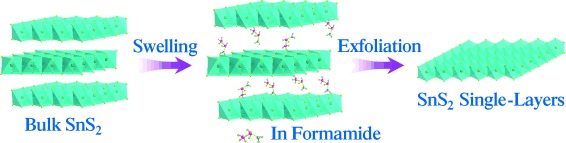 Freestanding Tin Disulfide Single-Layers Realizing Efficient Visible-Light Water Splitting