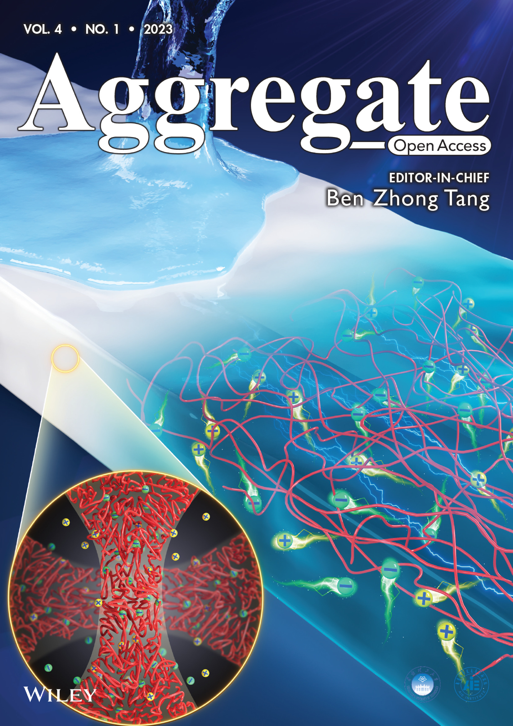 Front Cover: Unusual switching of ionic conductivity in ionogels enabled by water-induced phase separation Volume 4 Issue 1, 2023