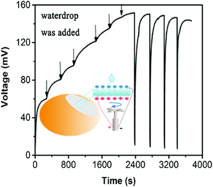 Energy Harvesting and Storage by Water Infiltration of Eggshell Membrane