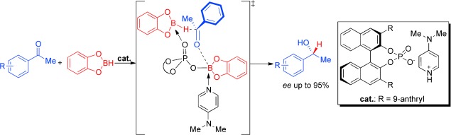 Asymmetric Reduction of Ketones by Phosphoric Acid Derived Catalysts