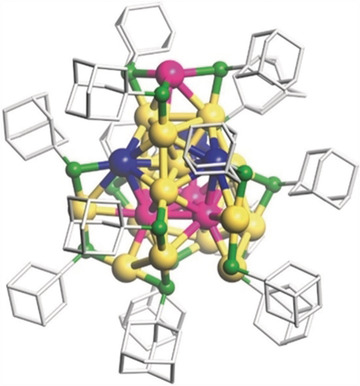 Structure of the Au23−xAgx(S-Adm)15 Nanocluster and Its Application for Photocatalytic Degradation of Organic Pollutants