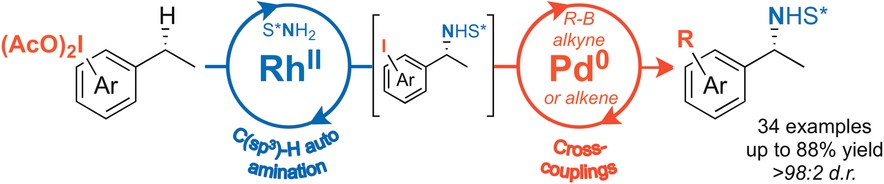 The Multiple Facets of Iodine(III) Compounds in an Unprecedented Catalytic Auto-amination for Chiral Amine Synthesis