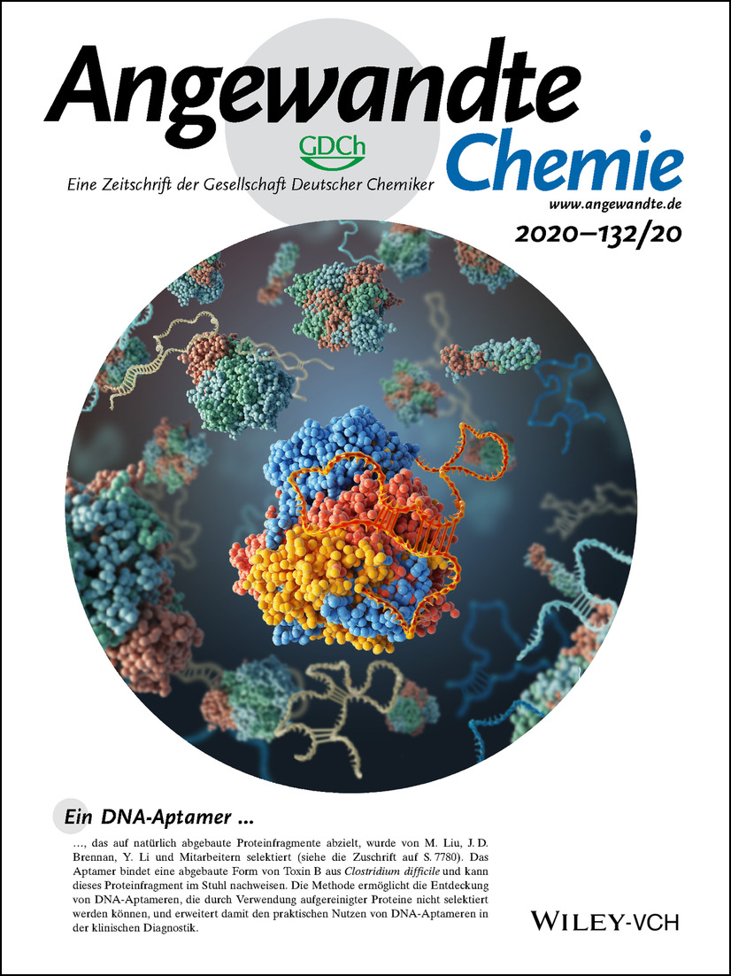 Rücktitelbild: In Vitro Selection of a DNA Aptamer Targeting Degraded Protein Fragments for Biosensing (Angew. Chem. 20/2020) Volume 132 Issue 20, 2020