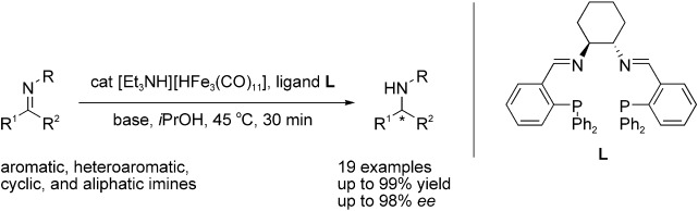 Enantioselective Synthesis of Amines: General, Efficient Iron-Catalyzed Asymmetric Transfer Hydrogenation of Imines