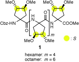 Chiral Centers in the Side Chains of α-Amino Acids Control the Helical Screw Sense of Peptides