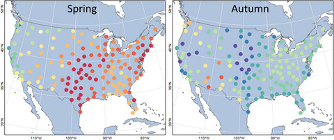 Projected changes in wind assistance under climate change for nocturnally migrating bird populations