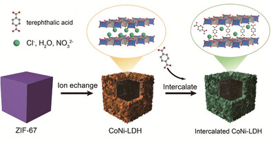 Terephthalic Acid Intercalated CoNi-LDH Materials for Improved Li–O2 Battery