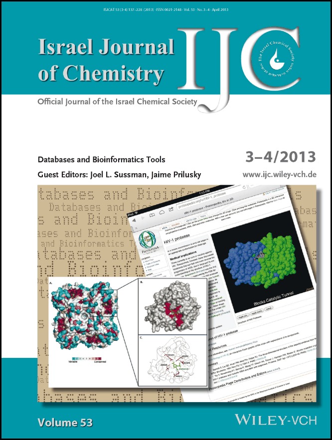 Cover Picture: ConSurf: Using Evolutionary Data to Raise Testable Hypotheses about Protein Function / JSmol and the Next-Generation Web-Based Representation of 3D Molecular Structure as Applied to Proteopedia (Isr. J. Chem. 3-4/2013)