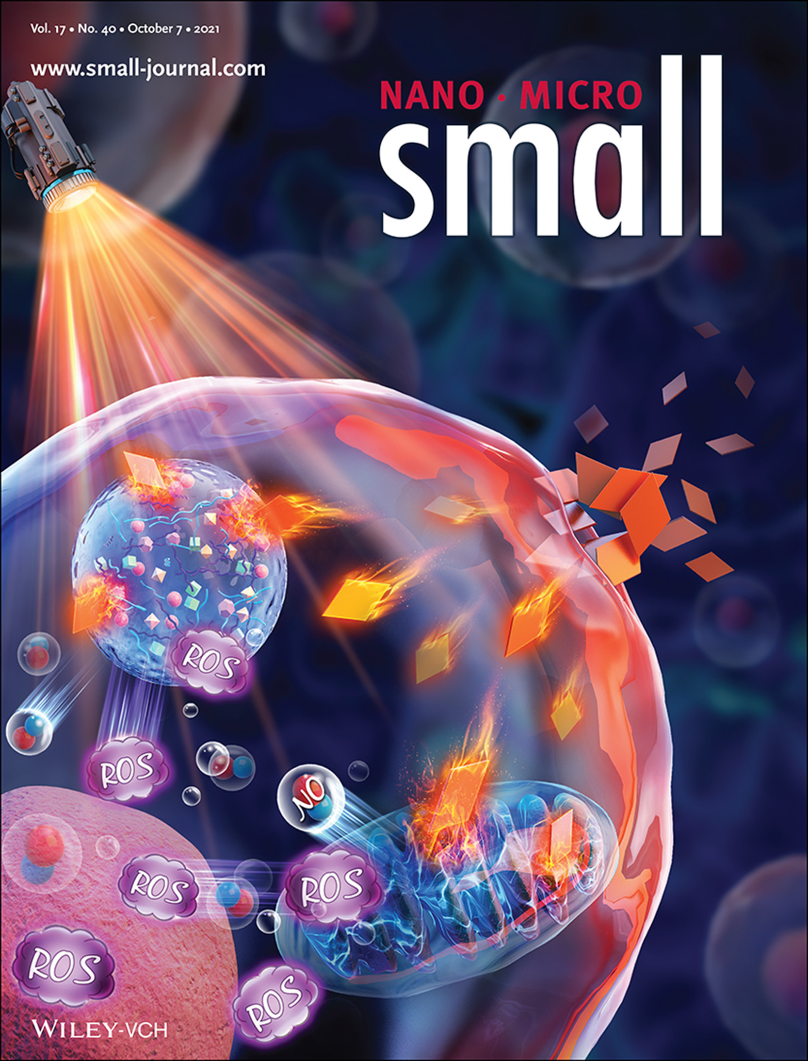 Photothermal and Enhanced Photocatalytic Therapies Conduce to Synergistic Anticancer Phototherapy with Biodegradable Titanium Diselenide Nanosheets (Small 40/2021) Volume 17 Issue 40, 2021