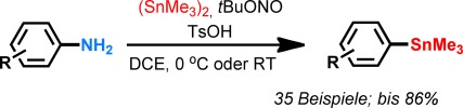 Synthesis of Aryl Trimethylstannanes from Aryl Amines: A Sandmeyer-Type Stannylation Reaction