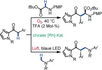 Aerobic Asymmetric Dehydrogenative Cross-Coupling between Two C<span class='icomoon'></span>H Groups Catalyzed by a Chiral-at-Metal Rhodium Complex