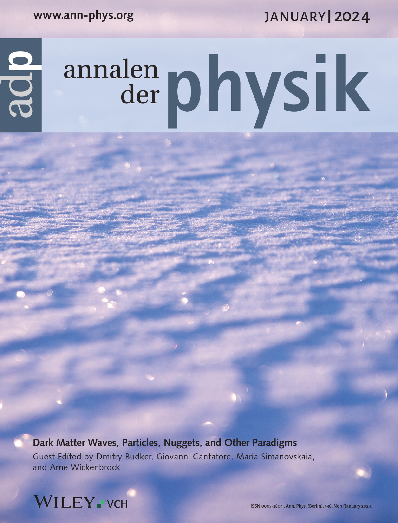 (Ann. Phys. 1/2024) Volume 536 Issue 1, 2024