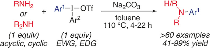 Regiospecific N-Arylation of Aliphatic Amines under Mild and Metal-Free Reaction Conditions