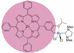 Synthesis and Catalytic Study of Ruthenium Carbene Catalyst Containing a Zn-Porphyrin Ligand
