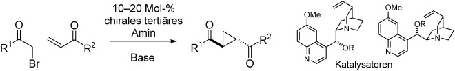 Enantioselective Organocatalytic Cyclopropanation via Ammonium Ylides
