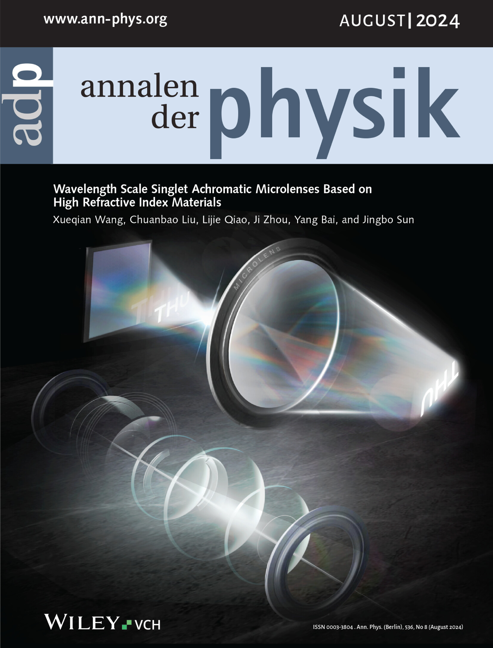 (Ann. Phys. 8/2024) Volume 536 Issue 8, 2024