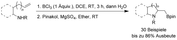 Intramolecular Aminoboration of Unfunctionalized Olefins
