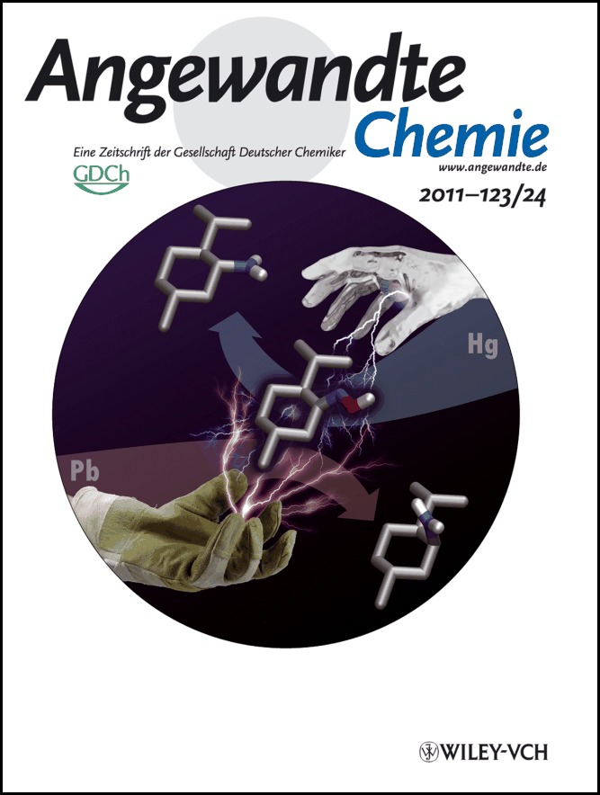 Innentitelbild: Effiziente und stereodivergierende elektrochemische Synthese von optisch reinen Menthylaminen (Angew. Chem. 24/2011)
