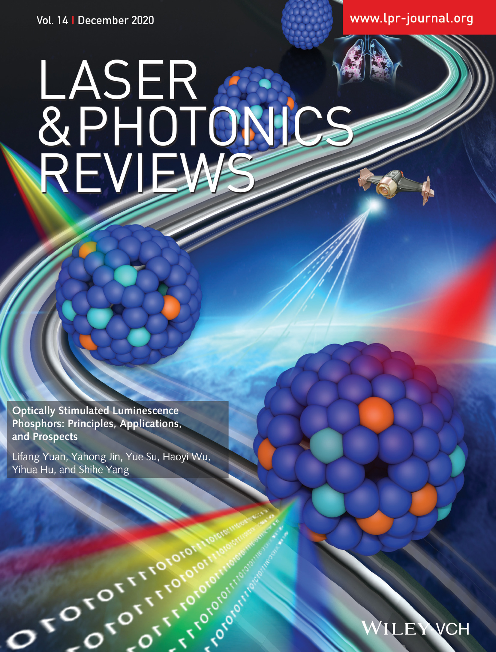 Optically Stimulated Luminescence Materials: Optically Stimulated Luminescence Phosphors: Principles, Applications, and Prospects (Laser Photonics Rev. 14(12)/2020) Volume 14 Issue 12, 2020