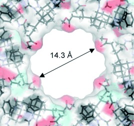 Spiraling Steroids: Organic Crystals with Asymmetric Nanometer-Scale Channels