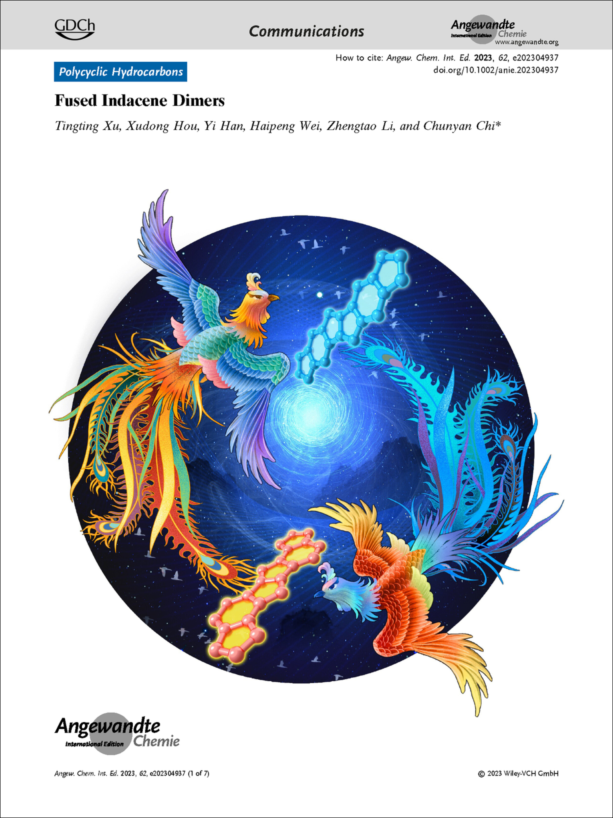 Frontispiece: Fused Indacene Dimers Volume 62 Issue 38, 2023