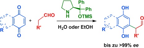 Asymmetric Organocatalytic α-Arylation of Aldehydes