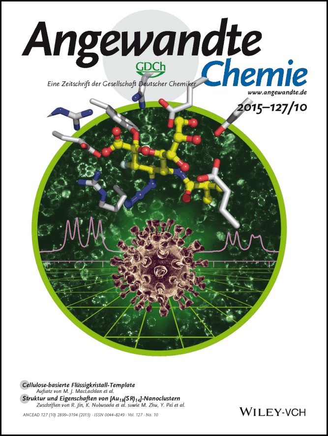 Titelbild: The Catalytic Mechanism of Human Parainfluenza Virus Type 3 Haemagglutinin-Neuraminidase Revealed (Angew. Chem. 10/2015)