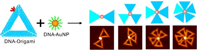 Gold-Nanoparticle-Mediated Jigsaw-Puzzle-like Assembly of Supersized Plasmonic DNA Origami