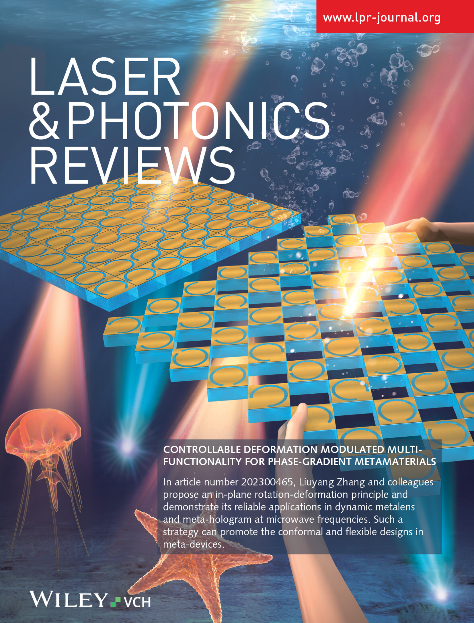 Controllable Deformation Modulated Multi-Functionality for Phase-Gradient Metamaterials (Laser Photonics Rev. 18(1)/2024) Volume 18 Issue 1, 2024