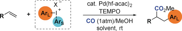 Palladium-Catalyzed Intermolecular Arylcarbonylation of Unactivated Alkenes: Incorporation of Bulky Aryl Groups at Room Temperature