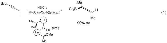 Enantioselective Synthesis of and with Allenes