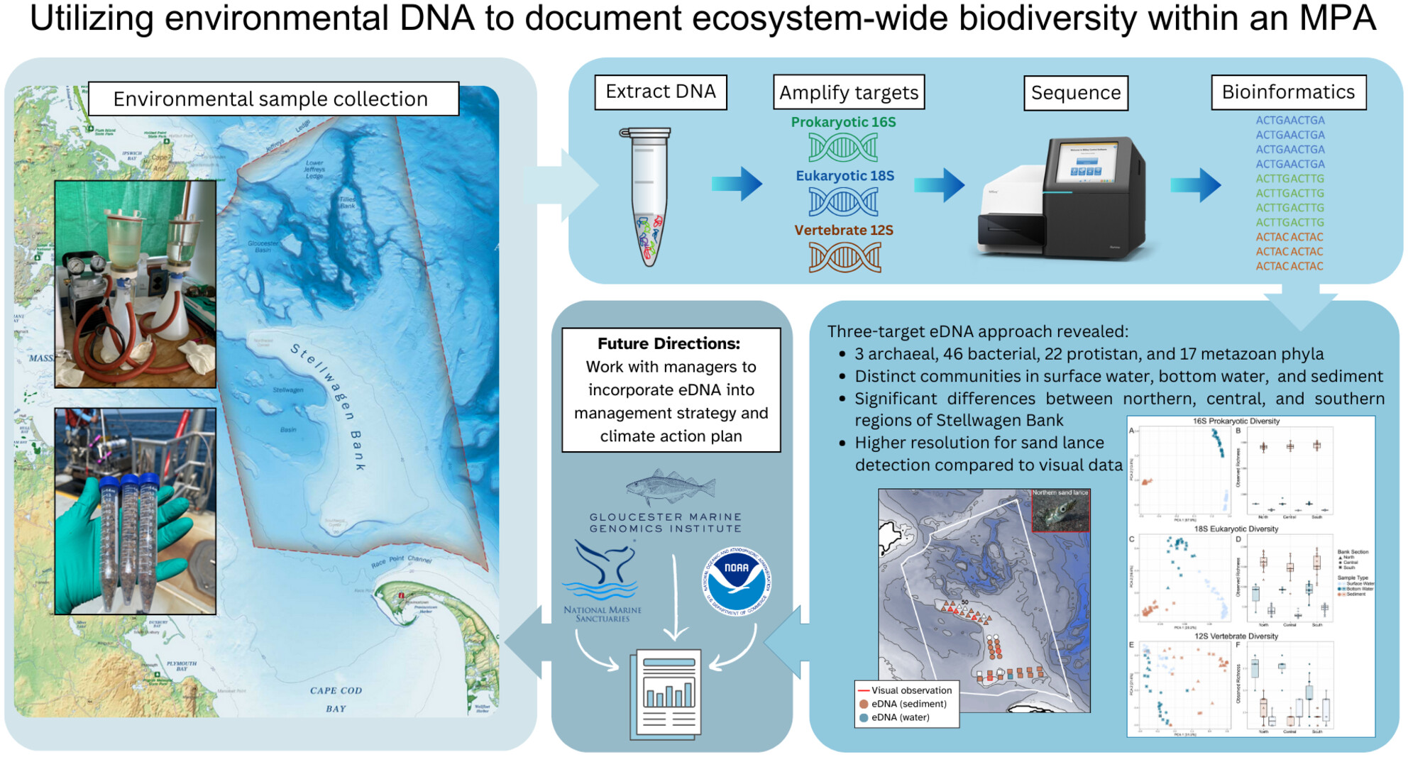 Environmental DNA Documents Ecosystem-Wide Biodiversity Within the Marine Protected Area Stellwagen Bank National Marine Sanctuary