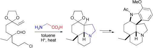Highly Efficient Synthesis of Tricyclic Amines by a Cyclization/Cycloaddition Cascade: Total Syntheses of Aspidospermine, Aspidospermidine, and Quebrachamine