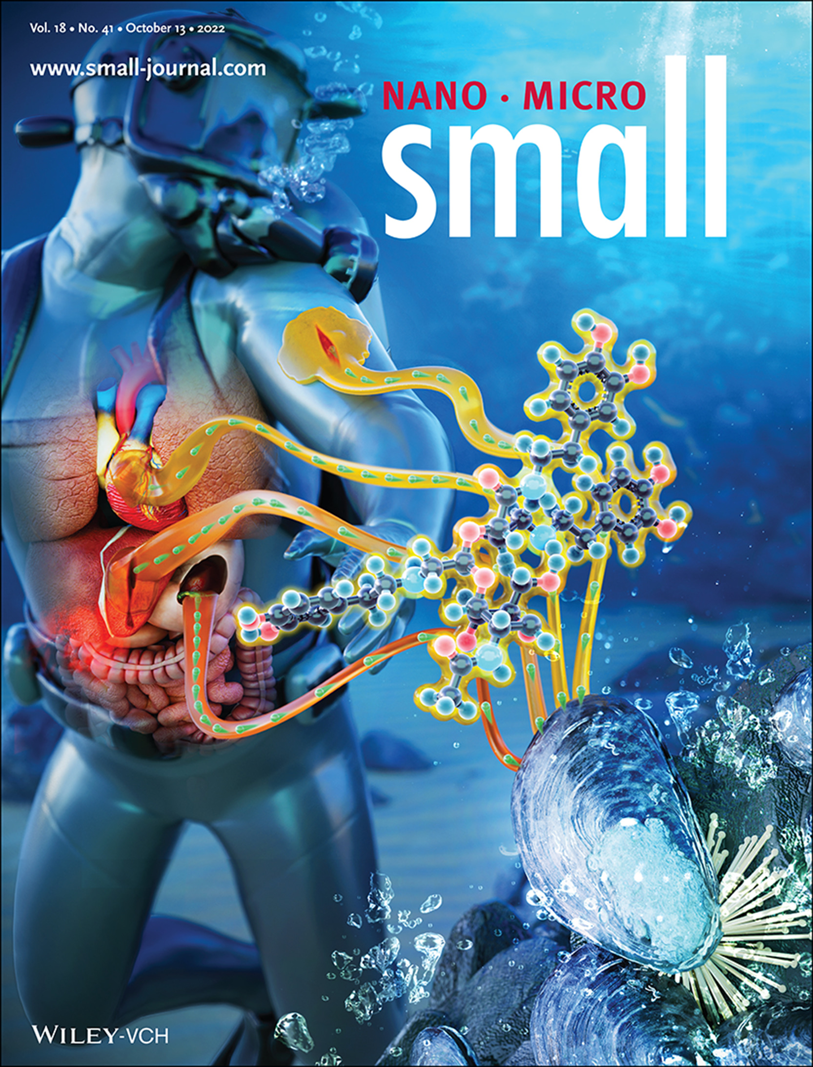 pH-Universal Catechol-Amine Chemistry for Versatile Hyaluronic Acid Bioadhesives (Small 41/2022) Volume 18 Issue 41, 2022