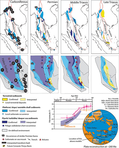 Records of the oceanic propagator closure at the southern splay of the Palaeo-Tethys