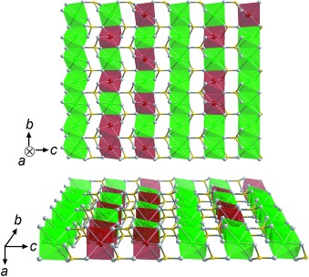 Orientation-Dependent Arrangement of Antisite Defects in Lithium Iron(II) Phosphate Crystals