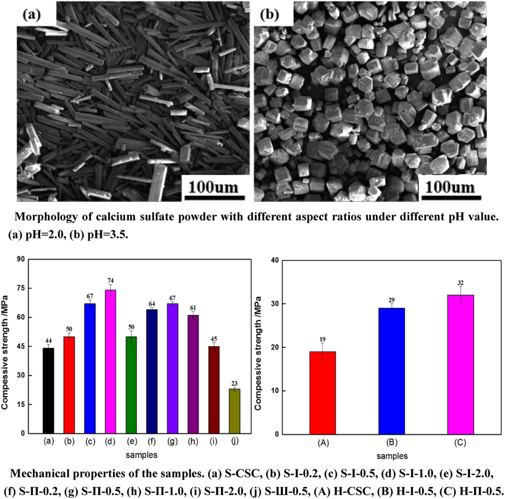 Effect of different calcium sulfate aspect ratios and chitosan addition methods on the interface properties of calcium sulfate/chitosan composite bone cement