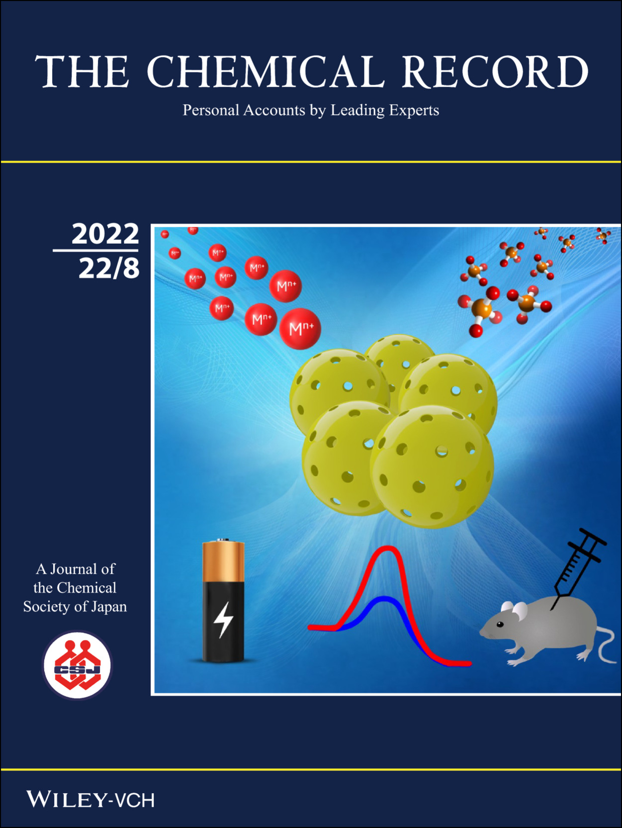 Cover Picture: Hollow Structured Transition Metal Phosphates and Their Applications (Chem. Rec. 8/2022) Volume 22 Issue 8, 2022