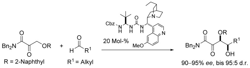 Bifunctional Brønsted Base Catalyzes Direct Asymmetric Aldol Reaction of α-Keto Amides