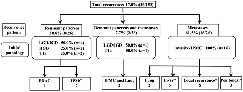 Risk factors for postoperative recurrence of intraductal papillary mucinous neoplasms of the pancreas based on a long-term follow-up study: proposals for follow-up strategies