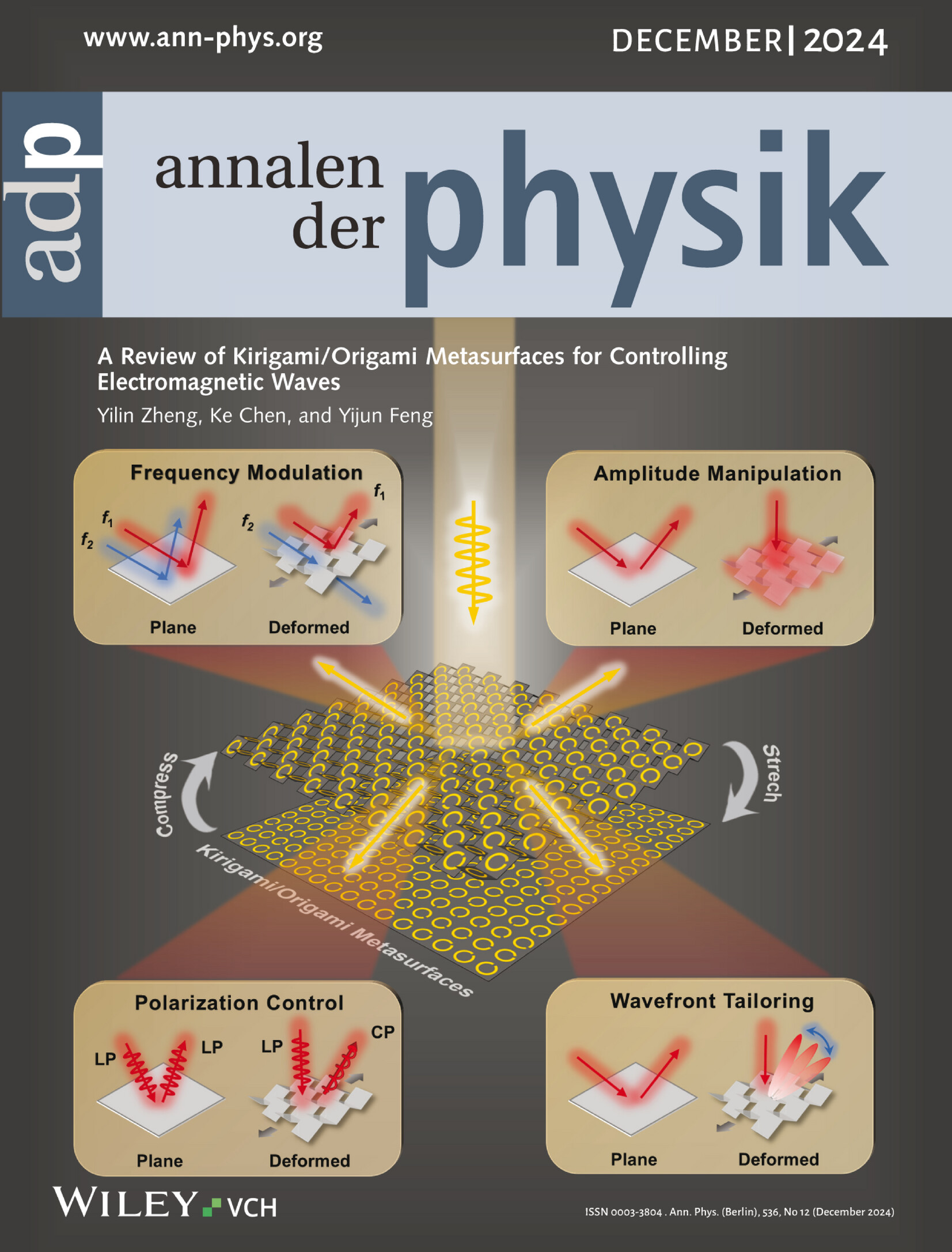 (Ann. Phys. 12/2024) Volume 536 Issue 12, 2024