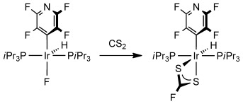 Insertion of CS2 into Iridium–Fluorine Bonds