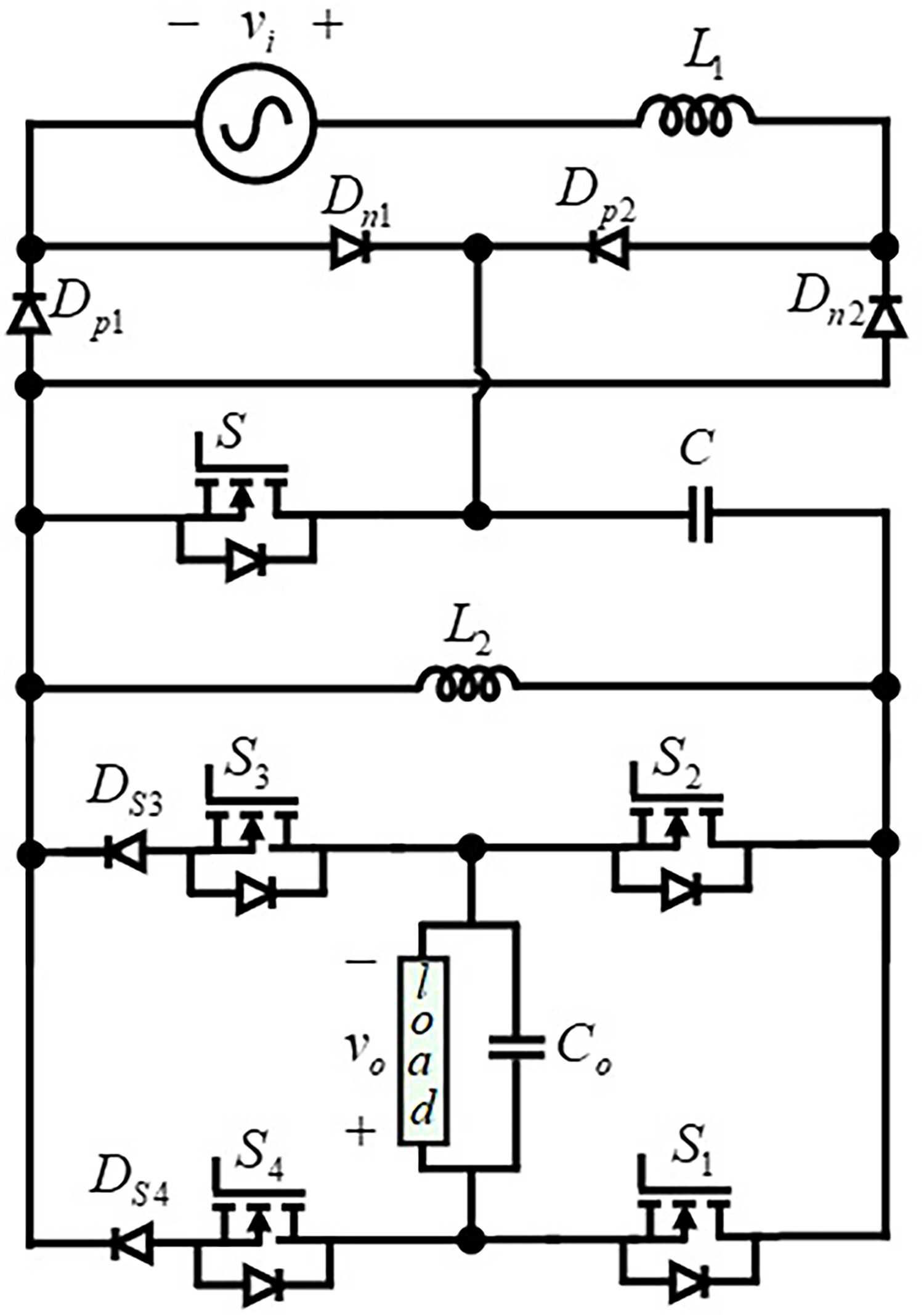 A single-phase AC-AC converter with continuous input current and without commutation problem