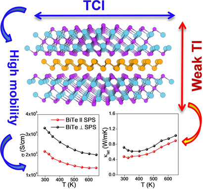 Intrinsically Low Thermal Conductivity and High Carrier Mobility in Dual Topological Quantum Material, n-Type BiTe