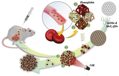 Responsive Porous Microcarriers With Controllable Oxygen Delivery for Wound Healing
