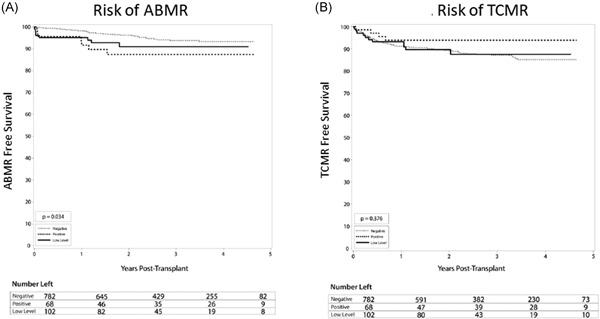 Impact of low-level pretransplant donor-specific antibodies on outcomes after kidney transplantation