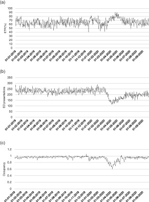 Does volume or occupancy influence emergency access block? A multivariate time series analysis from a single emergency department in Sydney, Australia during the COVID-19 pandemic