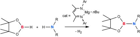 Alkaline-Earth-Catalyzed Dehydrocoupling of Amines and Boranes