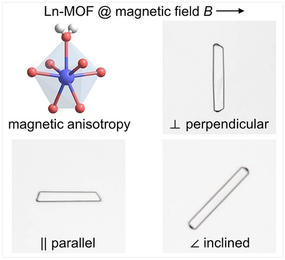 A Paramagnetic Compass Based on Lanthanide Metal-Organic Framework