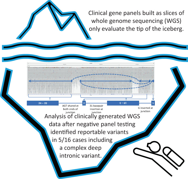 Increased diagnostic yield from negative whole genome-slice panels using automated reanalysis